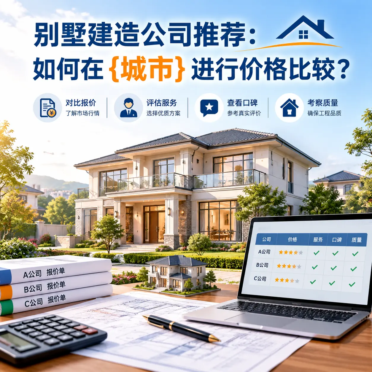 别墅建造公司推荐:如何在 贵定 进行价格比较?