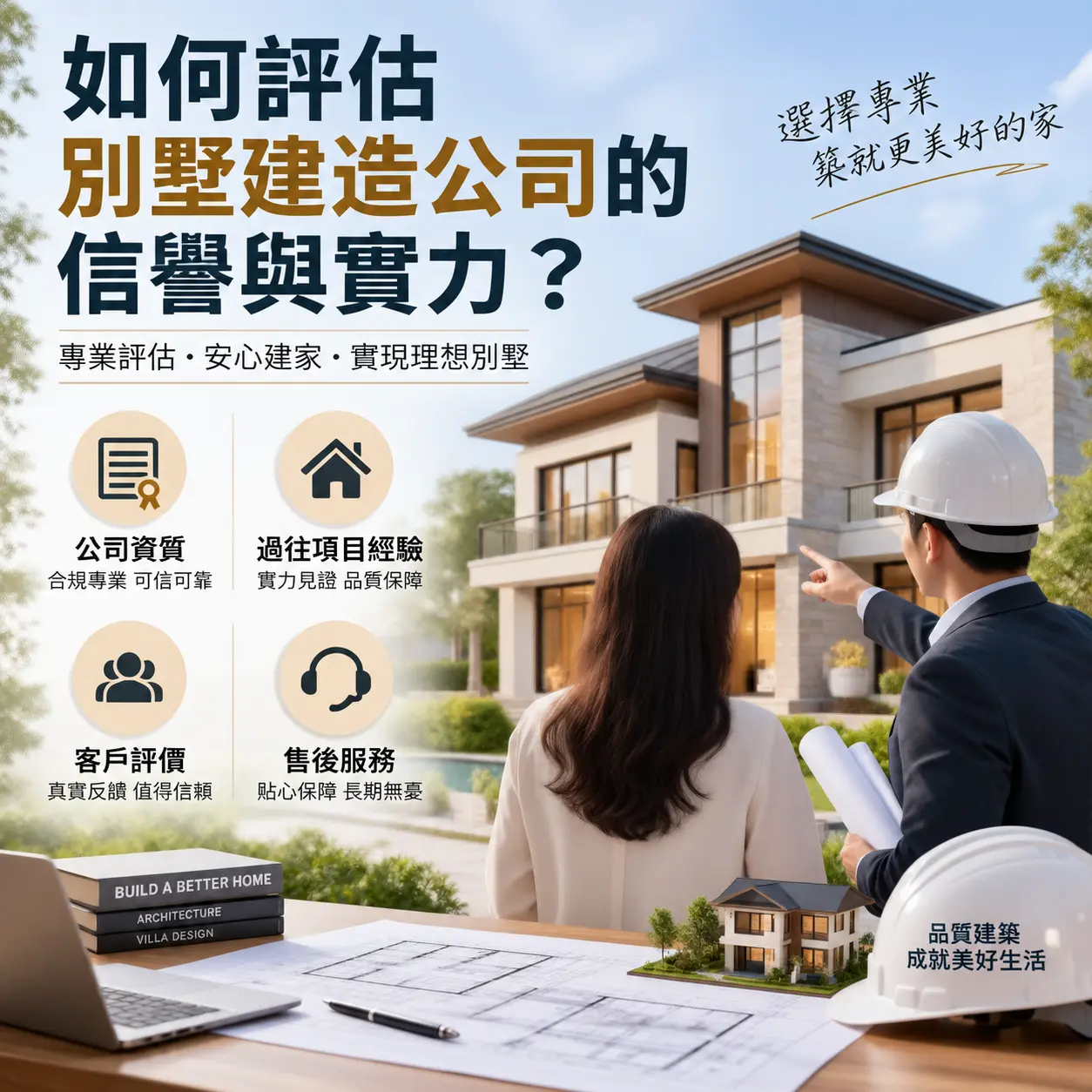 如何评估 贵定 别墅建造公司的信誉与实力?
