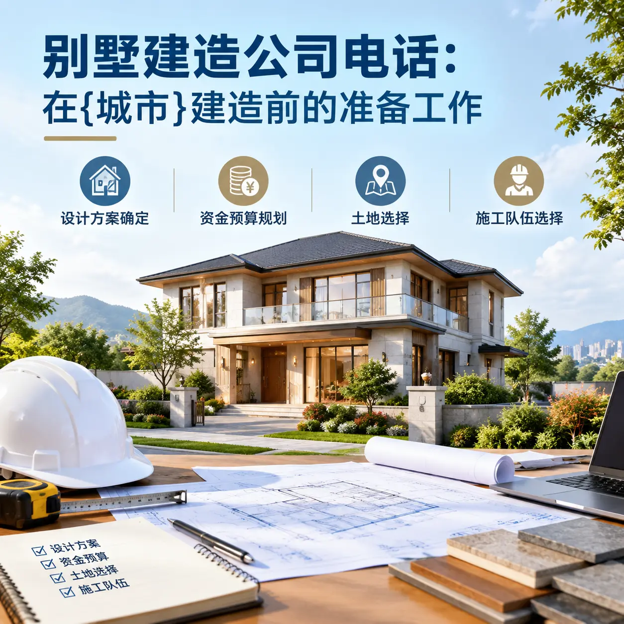 别墅建造公司电话:在贵定建造前的准备工作