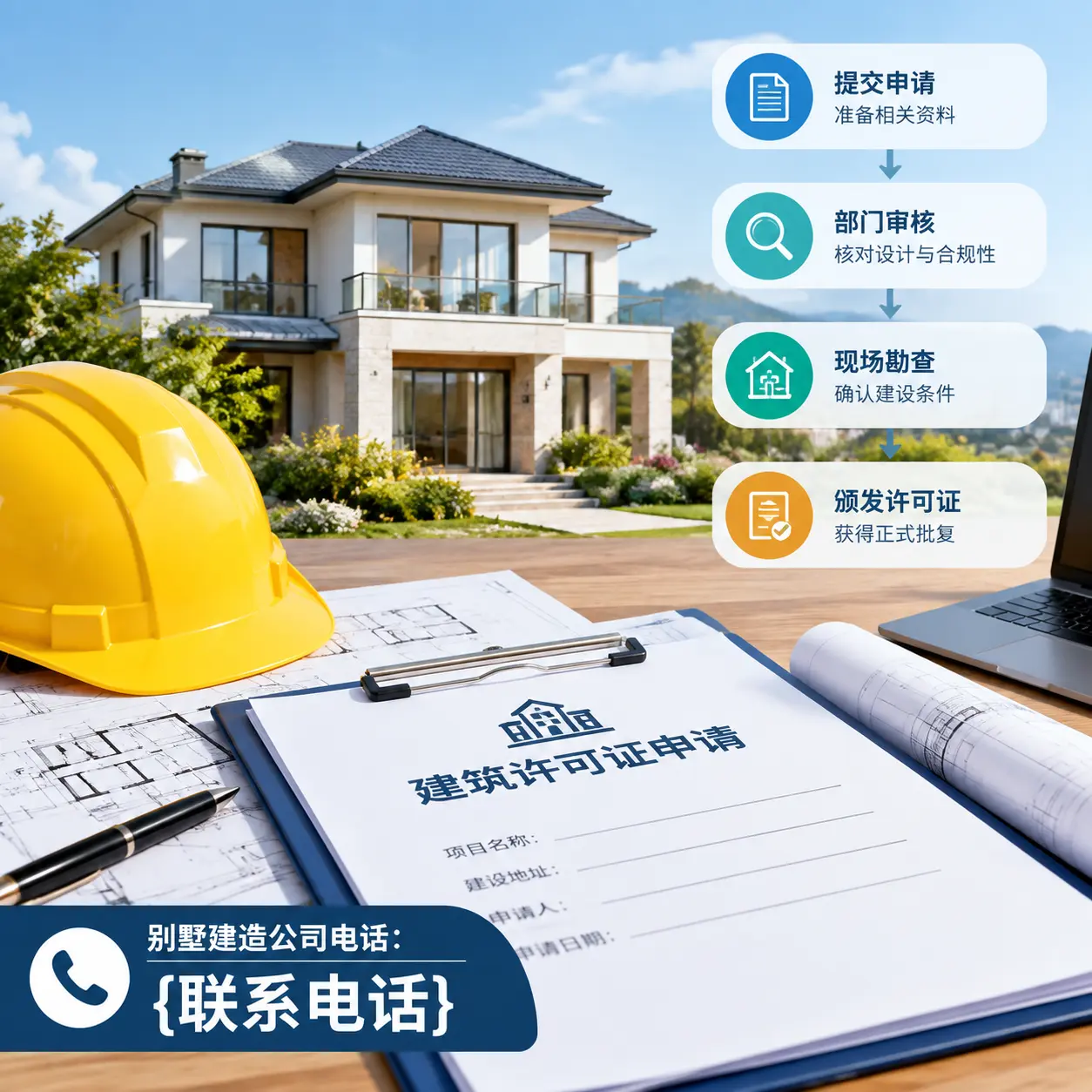 别墅建造公司电话:在贵定建造前的准备工作