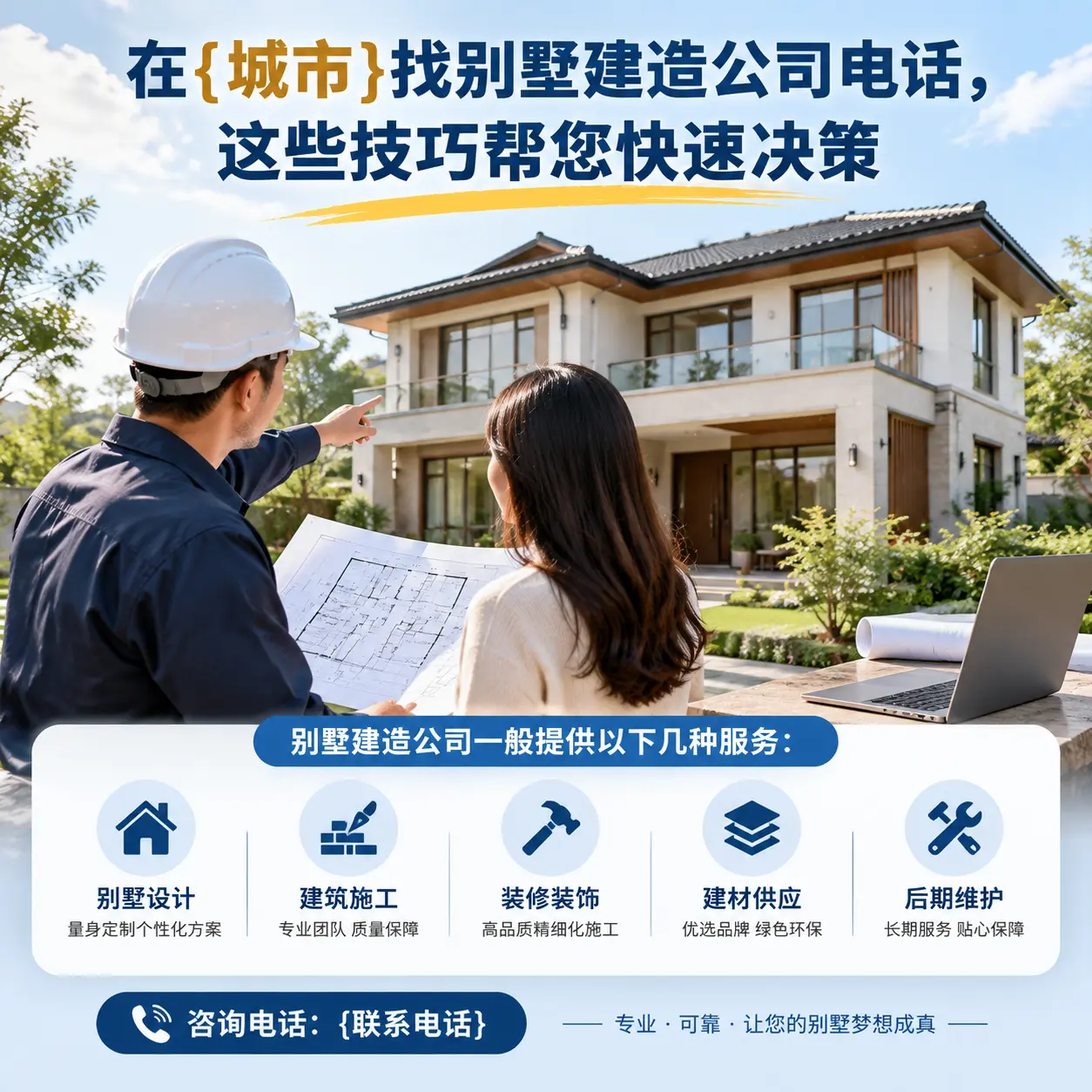 在贵定找别墅建造公司电话，这些技巧帮您快速决策