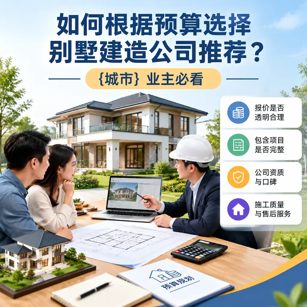 如何根据预算选择别墅建造公司推荐? 贵定 业主必看